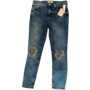 BRAND NEW Free People Slim Fit Capri Jeans Sz 28 NWT #freepeople